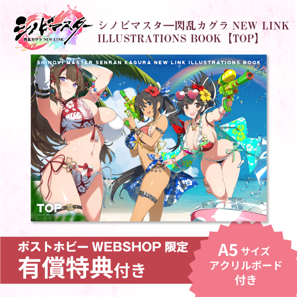 シノビマスター 閃乱カグラ NEW LINK ILLUSTRATIONS BOOK[UNDER] 書籍