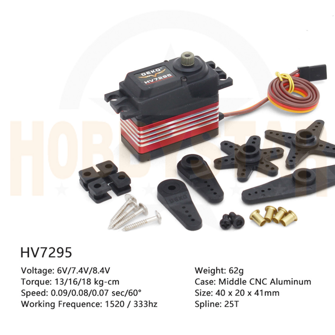 DEKO HV7295 デジタル サーボ メタルギヤ 550以上RCヘリ用スワッシュサーボ