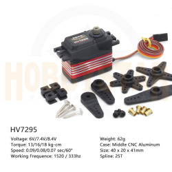DEKO HV7295 デジタル サーボ メタルギヤ 550以上RCヘリ用スワッシュサーボ