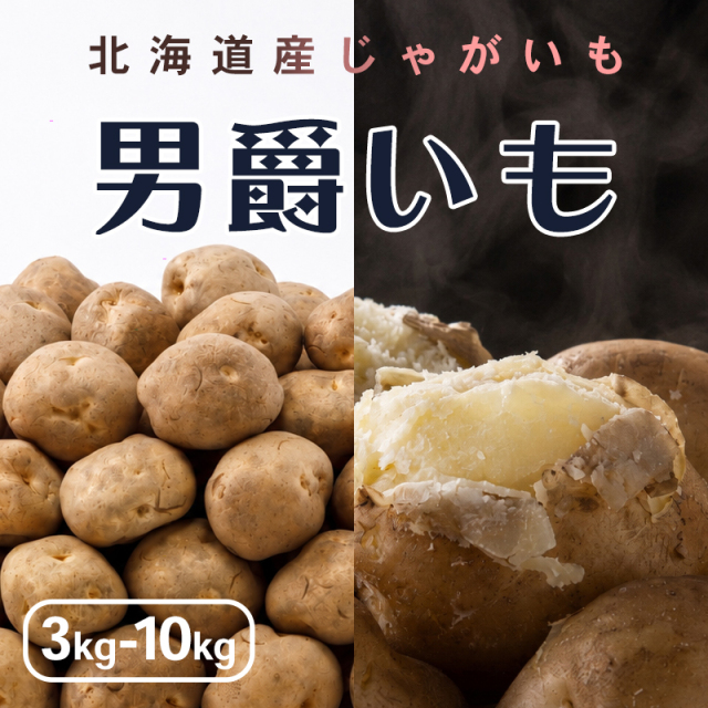 【予約】新じゃがいも 男爵いも 3kg 5kg 10kg 北海道産 ジャガイモ 10月上旬より予約順発送