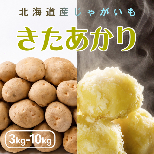 【予約】 新じゃがいも きたあかり 3kg 5kg 10kg 北海産 ジャガイモ 【TV放送 マツコの知らない世界 ♪】 10月上旬より予約順発送予定