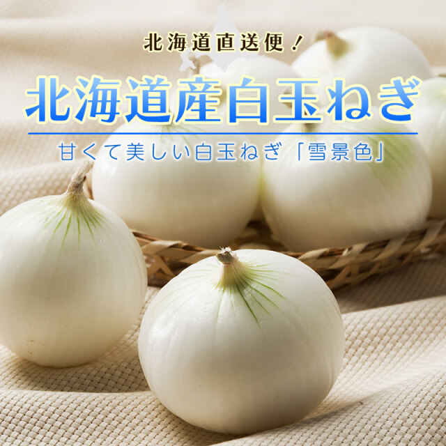 早生きたあかり+白玉ねぎ「雪景色」じゃが玉セット