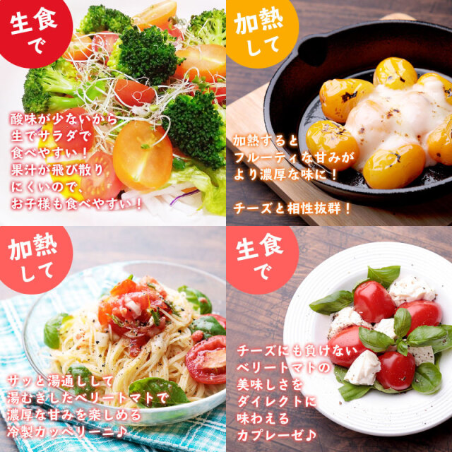 北海道産 ミニトマト 3種セット 「ベリートマト・アイコ