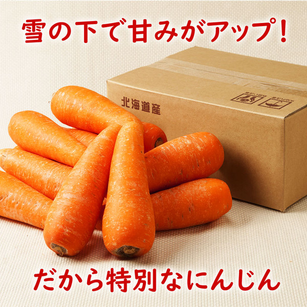 春掘りにんじん L 3kg ニンジン 春堀り人参 北海道 送料無料