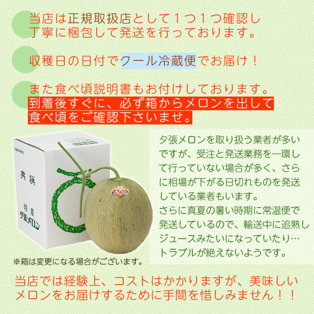 予約】 夕張メロン1.6kg (2Lサイズ) 1玉/2玉/3玉/4玉/5玉【共撰