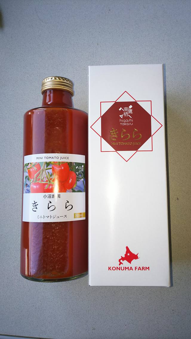 小沼農園　きらら ミニトマトジュース　７００ｍｌ