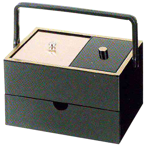 手提角香炉 巾１８ｃｍ 奥１３ｃｍ 高さ１１ｃｍ