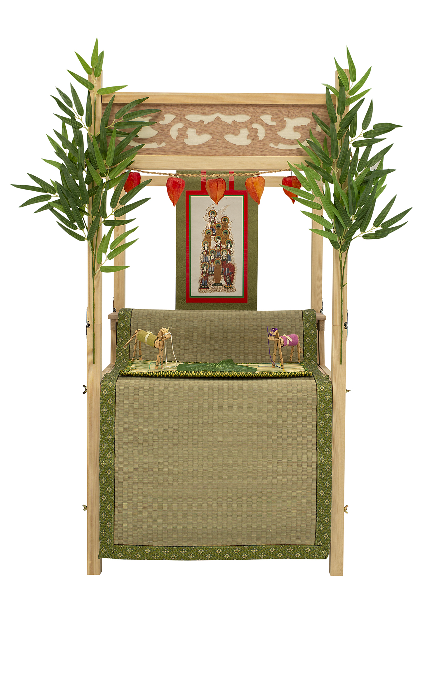 盆棚セット小 高118 巾60 奥51cm【50-015】