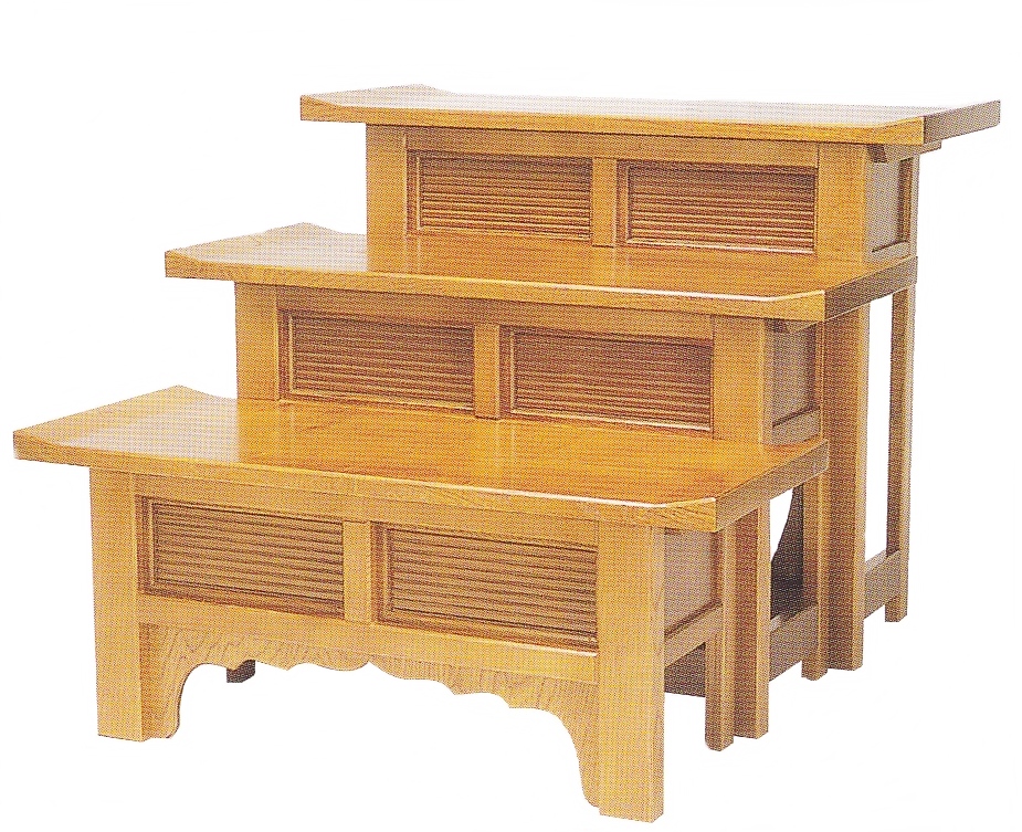 ヒナ壇 栓 三段