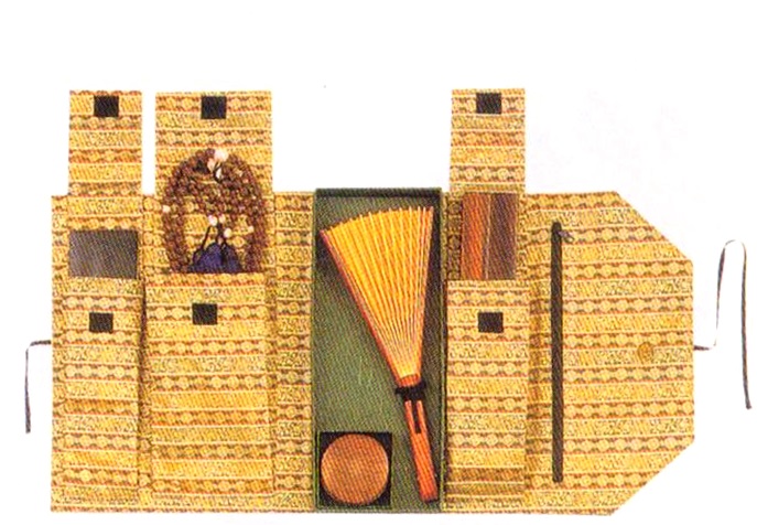 法要用具入　古代縞緞子