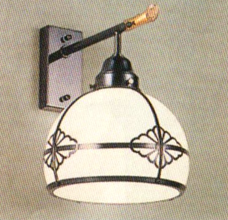 菊花型壁付照明灯