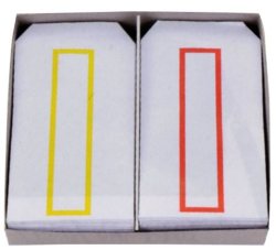 略式可漏　赤・黄　各５０枚　紙箱入