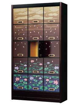 アルミ製納骨棚　散華に蓮水