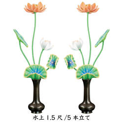 木製極彩色　常花