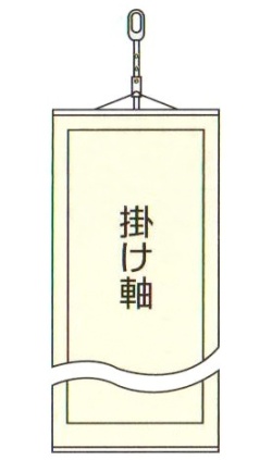 掛軸吊用金具（角線自在）