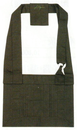 絡子　木綿　黒