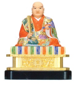 日蓮聖人像　極彩色