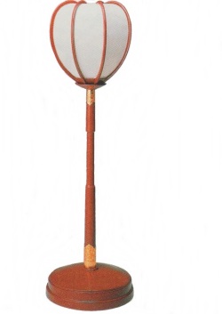 朱塗　丸型　ボンボリ