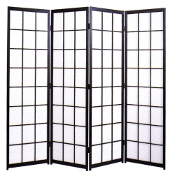 衝立 黒障子 4曲