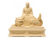 僧形文殊　白木