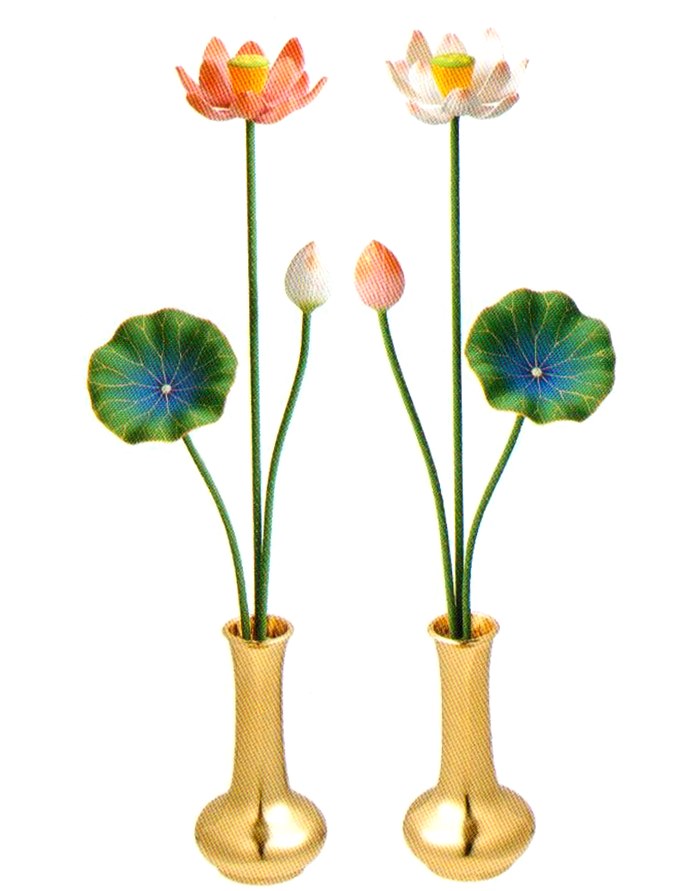 三本立彩色常花