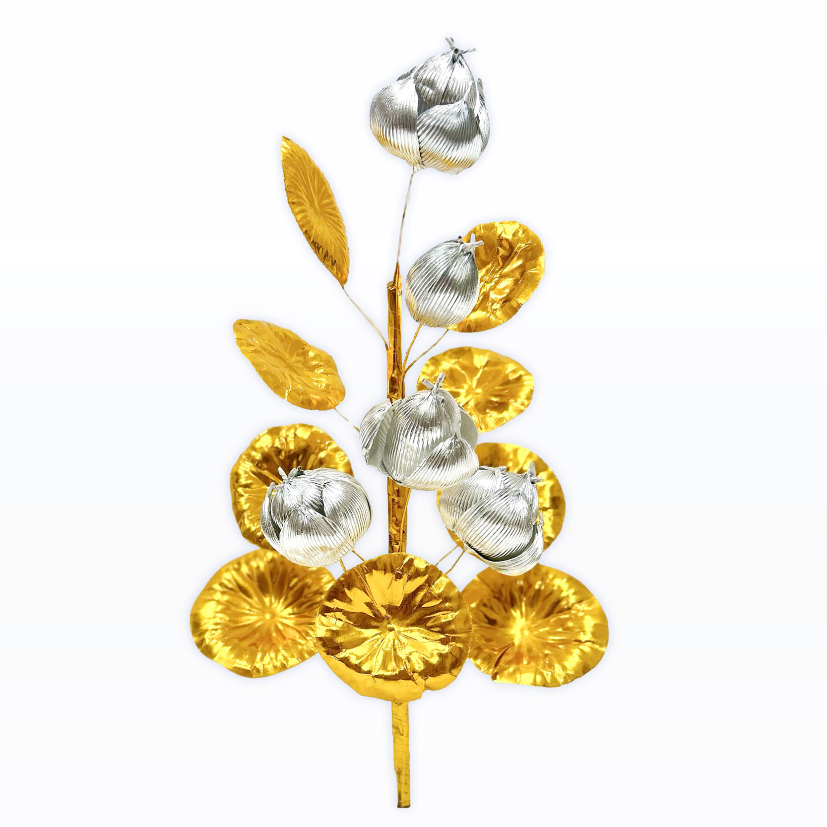 お供物】【お盆用】盆花 銀蓮5輪 〔91-650〕