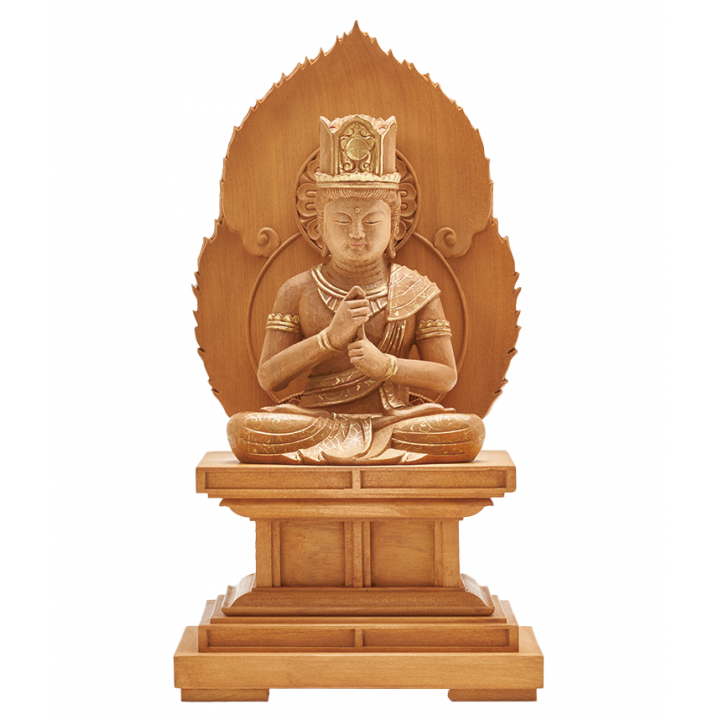 【仏像】【香木宣字台座】大日如来