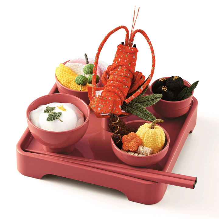 【お供物】【ちりめん飾り】御節料理