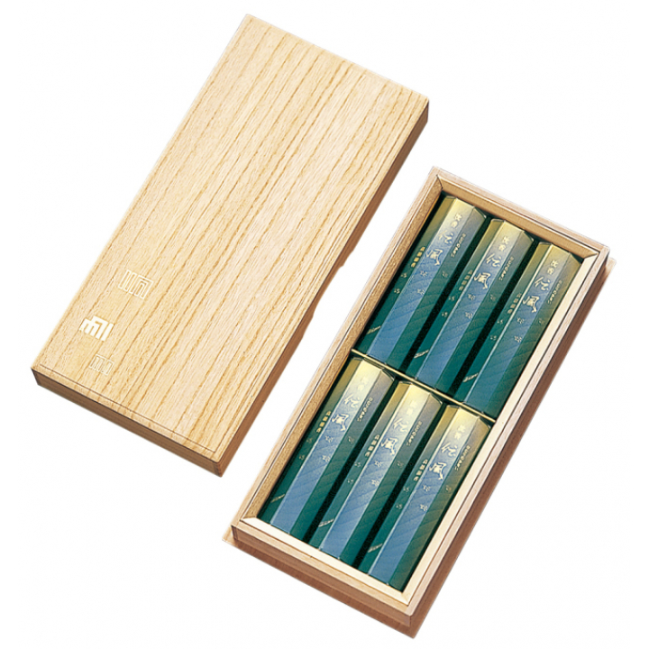 【進物線香】 伝風 短寸６箱桐箱入