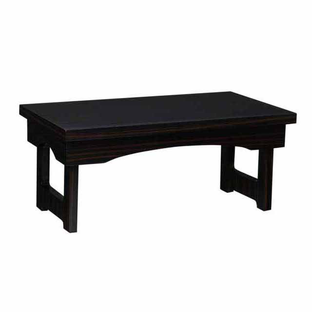 【お供物】【折畳式 机】花台兼用経机 ２０号 黒檀調（巾６０ｃｍ）