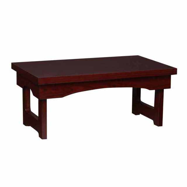 【お供物】【折畳式 机】花台兼用経机 ２０号 紫檀調（巾６０ｃｍ）
