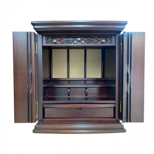 【上置仏壇】花衣：H60cm　W52cm　D40.5cm 〔90-014〕