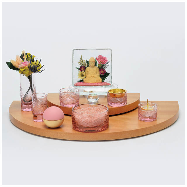 クローネ 切子硝子6点セット