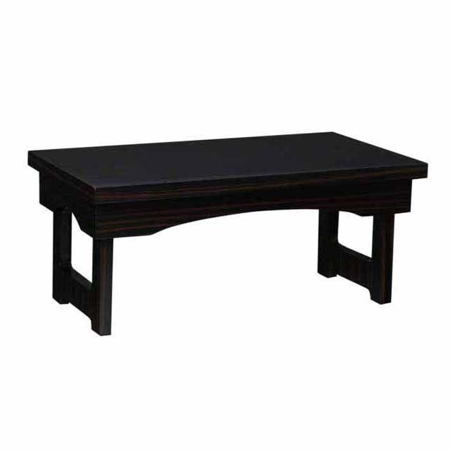 【お供物】【折畳式 机】花台兼用経机 ２０号 黒檀調（巾６０ｃｍ）