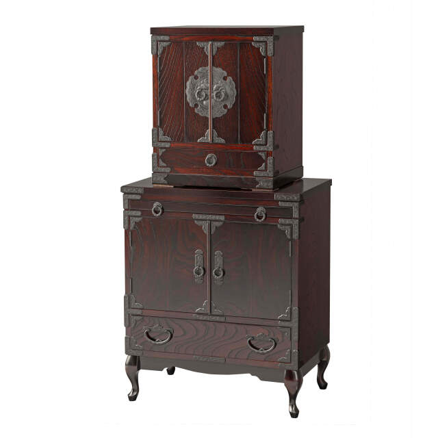 上置仏壇】岩谷堂 仏壇：H55cm W35cm D36cm