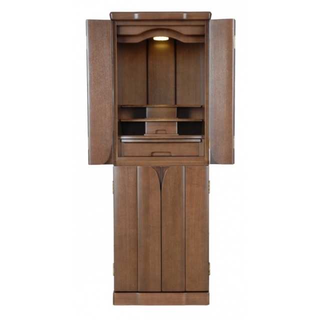 【台付仏壇】(simple) カトレア ライト：H136cm　W47cm　D45.5cm 〔90-050〕