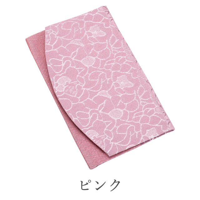 金封ふくさローズジャガード-ピンク