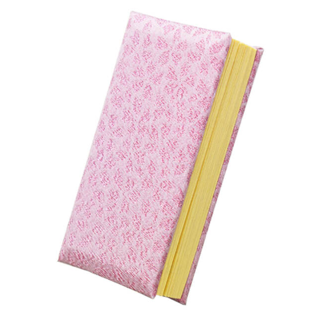 金襴過去帳 桜ラメ 薄ピンク