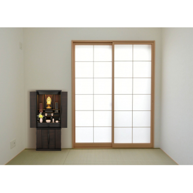 【台付仏壇】ルガール：高108×巾45×奥41cm