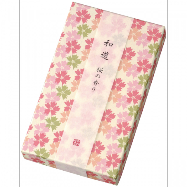 線香】和遊 平箱 桜の香り