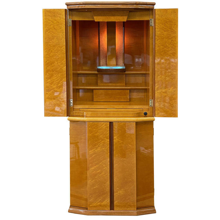 【台付仏壇】トキオ：H141.5cm　W55cm　D45cm