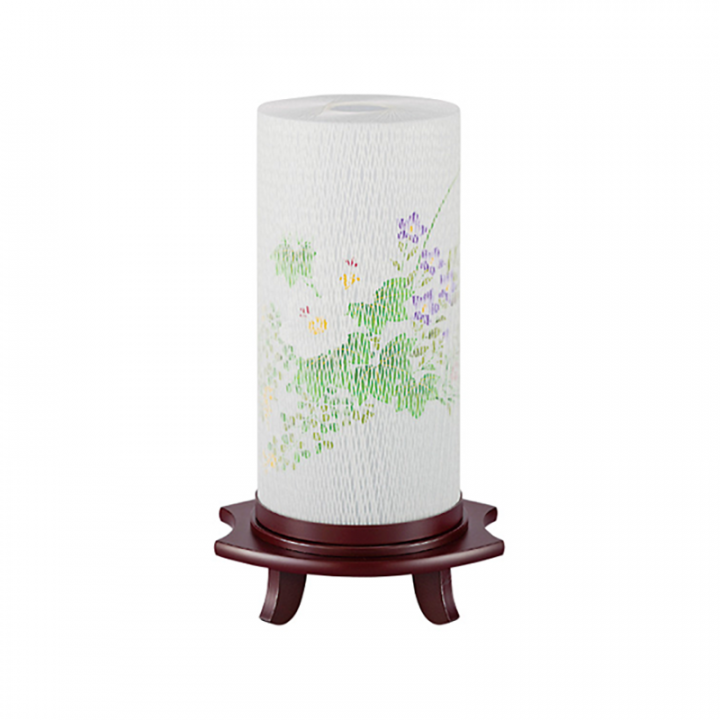【提灯】つむぎ（芙蓉）モタ?ン　高さ38cm