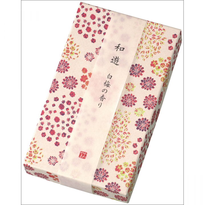 【線香】和遊　平箱　白梅の香り