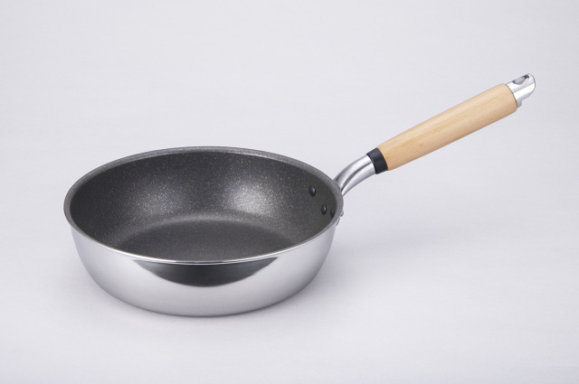 ★新品送料込★北陸アルミEGGFORMフライパン24cm蓋付きIH対応お買得 EGG FORM IH対応