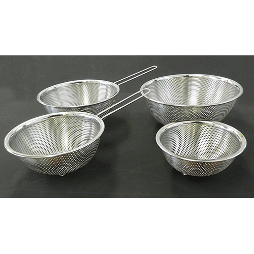 ステンレスボール・パンチングザル10点セット 