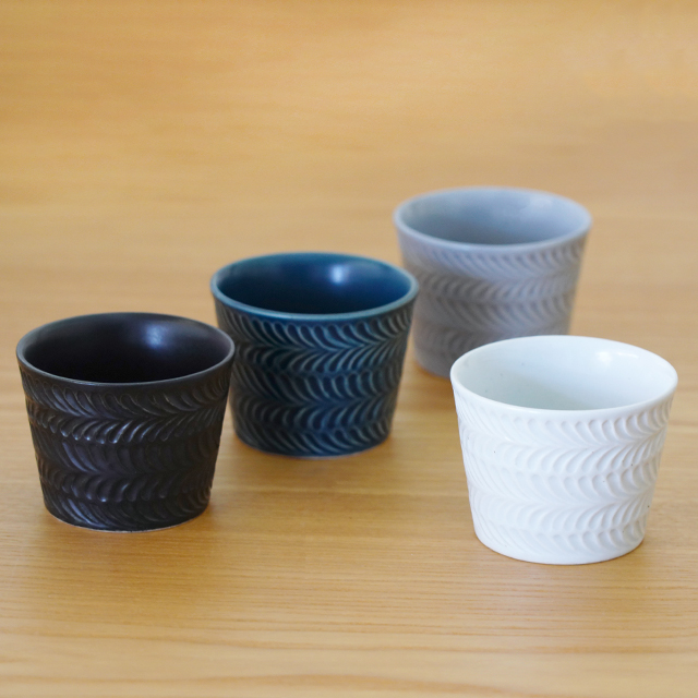 和食器　通販　藍土　藍土な休日　波佐見焼　ローズマリー　そば猪口　カップ　フリーカップ