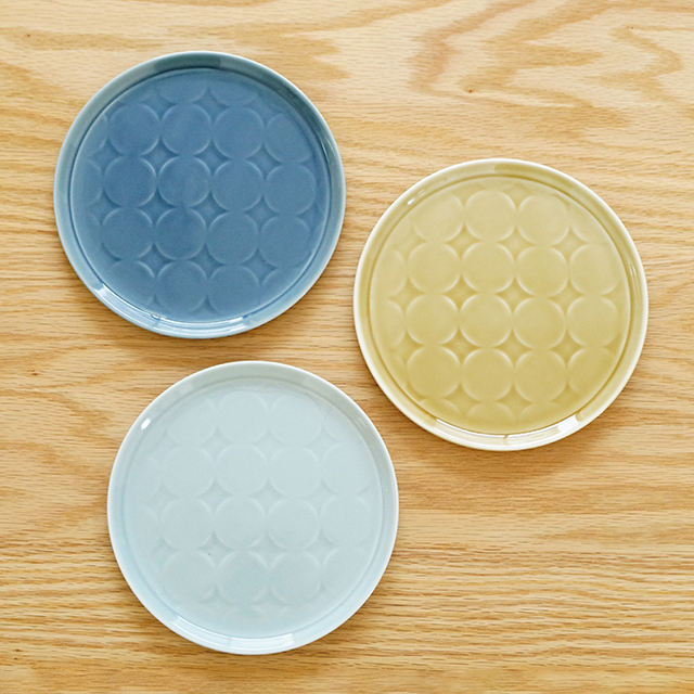 和食器　有田焼　通販　藍土な休日　藍土　和山窯　波佐見焼　プレート　丸皿　取皿