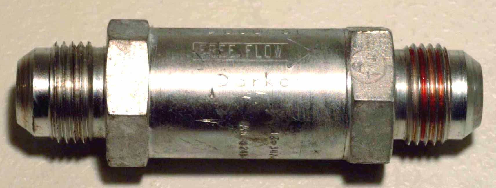 チェックバルブ／＃１０（オス）　スチール	