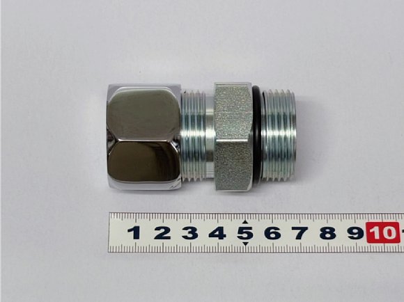 ＃16キャップナット（クローム）＋ニップル