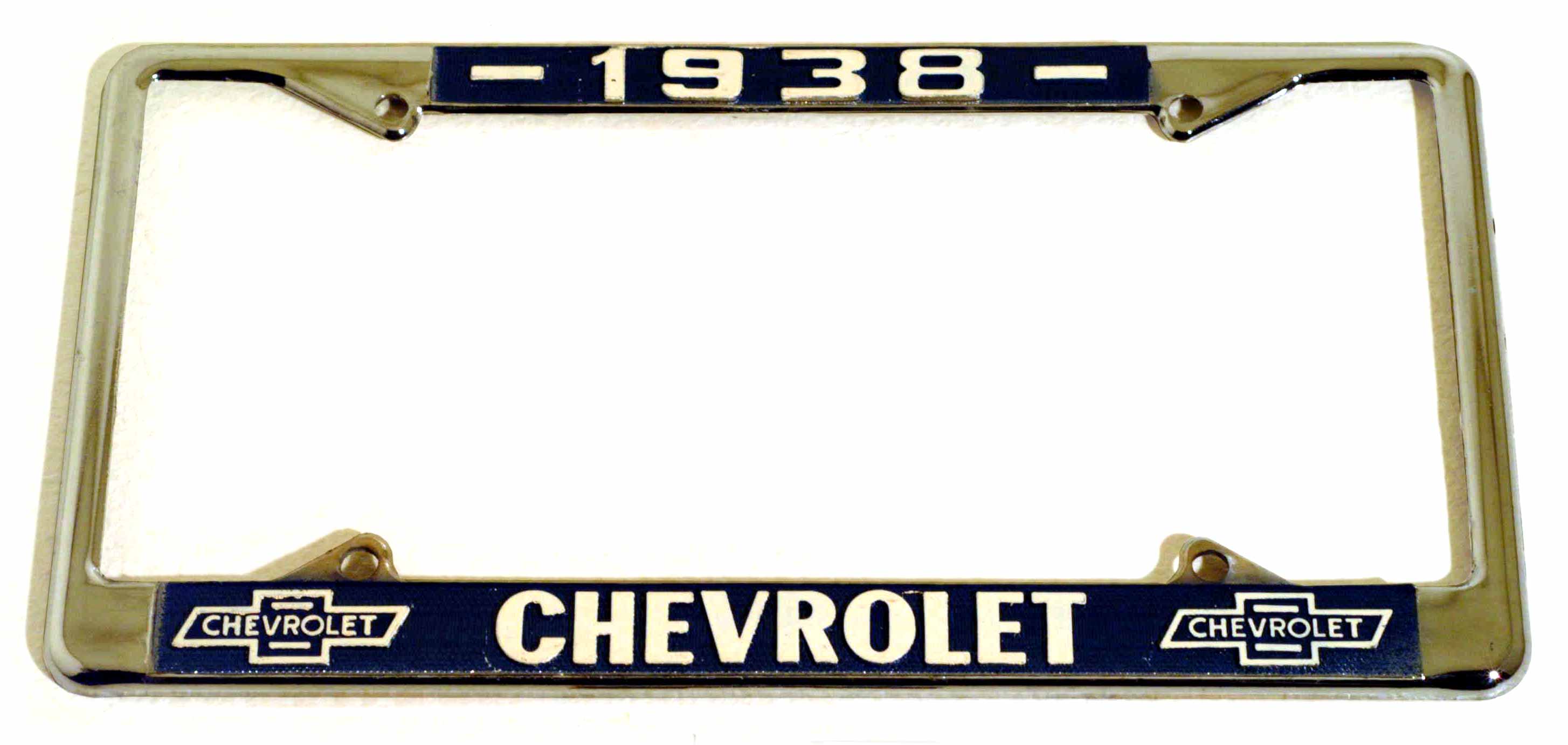 クロームライセンスフレーム／’３８ CHEVROLET